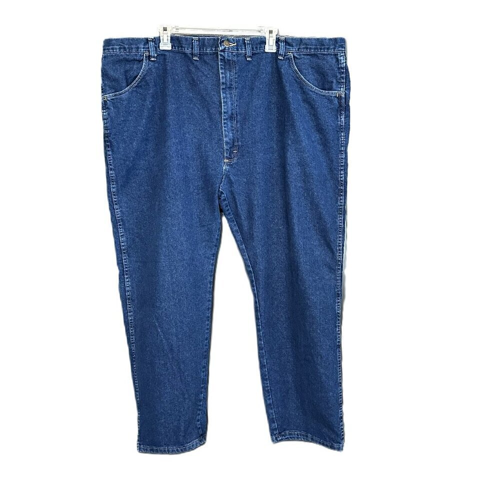 Men's Wrangler Jeans Size 50 X 30 Regular Fit Straight Leg